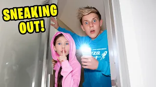SNEAKING OUT AT NIGHT! Surprise Ending!! The Empire Family