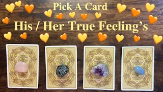 PICK A CARD 🔮 His / Her True Feeling’s ♥️ How Do They Feel? 🕊 [ Crush / Ex / Situationship /Love ]