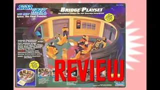 Review of Playmates Next Generation Bridge playset.