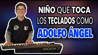 Niño de 13 años que toca las canciones de Los Temerarios en los teclados como Adolfo Ángel