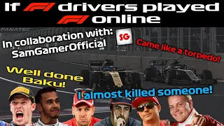 If F1 Drivers Played F1 Online