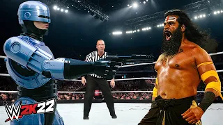 Veer Mahaan vs. Robocop (WWE 2K22)