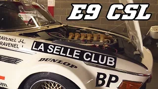 BMW E9 3.0 CSL racecars (incl. Flames and revving)