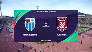 PES 2021 | Rotor Volgograd vs Rubin Kazan - Russia Premier League | 27/09/2020 | 1080p 60FPS