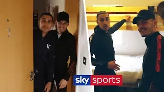 Jordan Gill & Leigh Wood give a tour of their training camp pad! | Bunk Bed Buddies 🏠