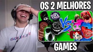 REACT Doors Vs. Poppy Playtime - Batalha de rap - Batalha de games - Brutusmano