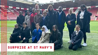 SURPRISE AT ST MARY'S | Rafferty and Pharoah surprise school girls with Nike gifted kit