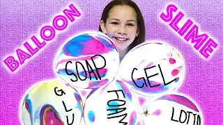 Making Slime With GIANT Balloons! GIANT Slime Balloon Tutorial