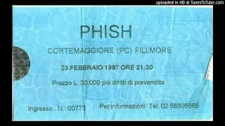 PHISH   Fillmore Cortemaggiore, Italy February 23, 1997