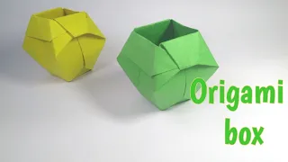 Origami Simple Box / Origami cute box / Easy Crafts Ideas /