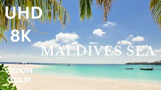 MALDIVES -8K NATURE RELAXING  Film With Inspiring Cinematic Soundtrack - 12K (60fps) Video Ultra HD
