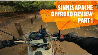 SINNIS BEATING BMW'S!! - APACHE SM 125CC - OFFROADING - FIRST RIDE REVIEW - PART 1