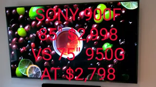 SONY 900F THE BEST REASONABLY PRICED 85" LED OUT THERE! HANDS ON DEMO!