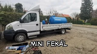 Stavba mini fekálního vozu