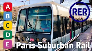 Paris RER all the lines compilation