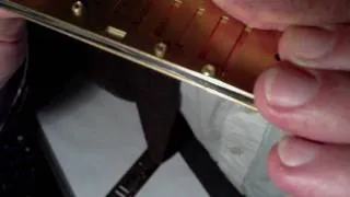 gapping close up - harmonica customization - overblow.com