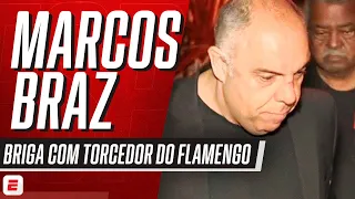 Todos os detalhes da confusão de Marcos Braz com o torcedor do Flamengo em shopping do Rio