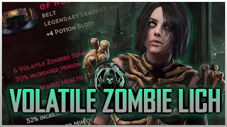 Volatile Zombie Lich Build Guide 1000+ Corruption - Last Epoch