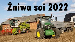 Żniwa w październiku? 🔥 Koszenie soi 🔥 Ostatni ryk Claasa w tym roku! 🔥 Claas Dominator 48s w akcji!