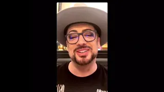 Boy George - Shaking The Gossip Tree (IG Live 10/12/2020)