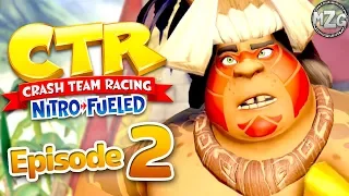 Crash Team Racing Nitro Fueled Gameplay Walkthrough - Part 2 -  Story Mode! The Lost Ruins!