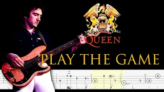 Queen - Play The Game (Bass Line + Tabs + Notation) By John Deacon