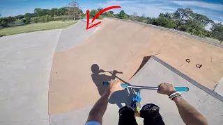 JUMPING THE BIGGEST GAP AT BRAND NEW SKATEPARK!