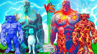 Growing Smallest Lava God Family Into BIGGEST Lava God Family in GTA 5!