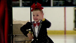 "Let Me Entertain You" with a SURPRISE Ending! 5 Year Old Figure Skater