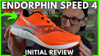 SAUCONY ENDORPHIN SPEED 4 INITIAL REVIEW - IS IT STILL THE TOP NYLON PLATED RUNNING SHOE? - EDDBUD