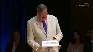 Stephen Fry quoting Bertrand Russell at a Munk debate on Political Correctness