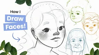 How I Draw Faces | Finding your art style