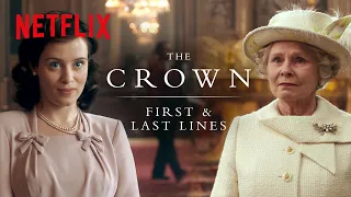 The First & Last Lines In The Crown | Netflix