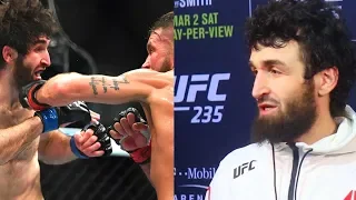 UFC 235: ЗАБИТ МАГОМЕДШАРИПОВ - ИНТЕРВЬЮ ПОСЛЕ БОЯ VS ДЖЕРЕМИ СТИВЕНС