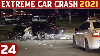 Most Insane Car Crash Compilation & Driving Fails 2021 - Car Accident Fail #24