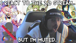 So I reacted to the Genshin Impact 3.0 reveal stream, but I was muted...