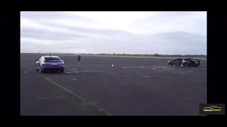 drag racingLamborghini Aventador vs Tesla Model S