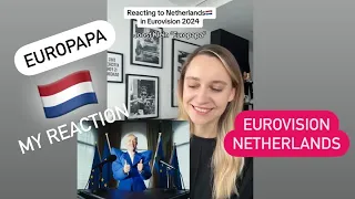 Netherlands🇳🇱 Eurovision 2024 reaction Europapa-Joost Klein