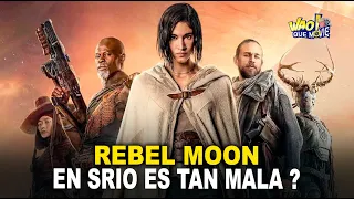 Rebel Moon 2  ES TAN MALA COMO DICEN LOS CRITICOS ?  | Wao Que Movie