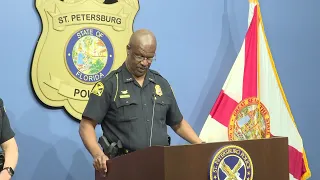 St. Petersburg police announce Taylen Mosley found dead in alligator's mouth