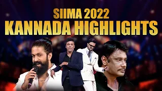 SIIMA 2022 Kannada Full Show Highlights | Shiva Rajkumar, Puneet, Yash, Darshan, Dhananjaya