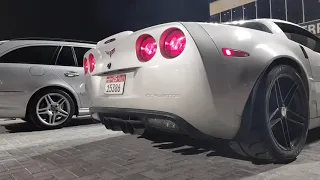 Corvette C6 Z06 with Big Cam cold start