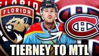 HABS GET CHRIS TIERNEY FROM FLORIDA PANTHERS (Montreal Canadiens Waiver Claim NHL News & Rumours)