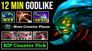 100% UNKILLABLE COCKROACH 12Min Godlike Pro Carry Weaver Destroyed Counter Pick & 22Min GG DotA 2