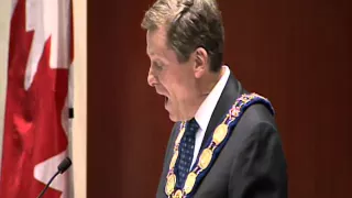 Mayor John Tory's First Meeting Address to Toronto City Council