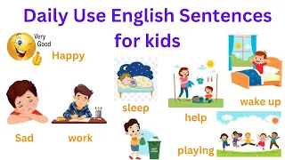 Daily Use English Sentences for kids/ Simple English Sentences #english #speakenglish #viral