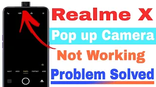 Realme X pop up camera not working | How to fix pop up camera not working