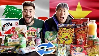 LEBANESE & ASIAN SWAP SNACKS !!