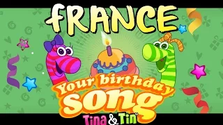 Tina&Tin Happy Birthday FRANCE (Personalized Songs For Kids) #PersonalizedSongs