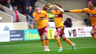 Sam Nicholson with a wonder strike against Livingston